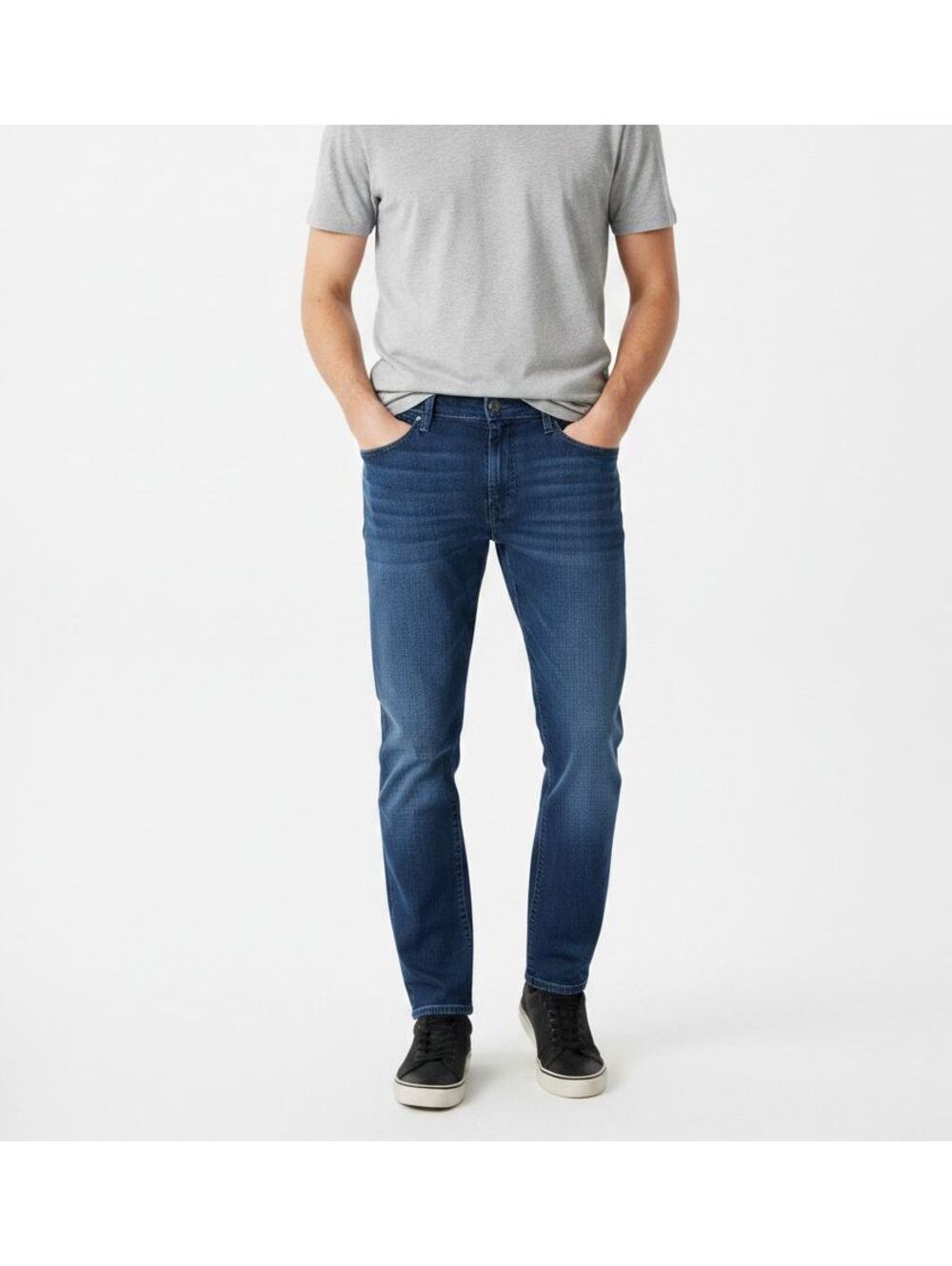 Mavi Men's Zach Dark Blue Denim Straight Leg Jeans,‎ Size 36x32